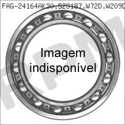 Figura ilustrativa para  7211WN do nosso catálogo TIMKEN. Rolamento de uma carreira de esferas de contato angular